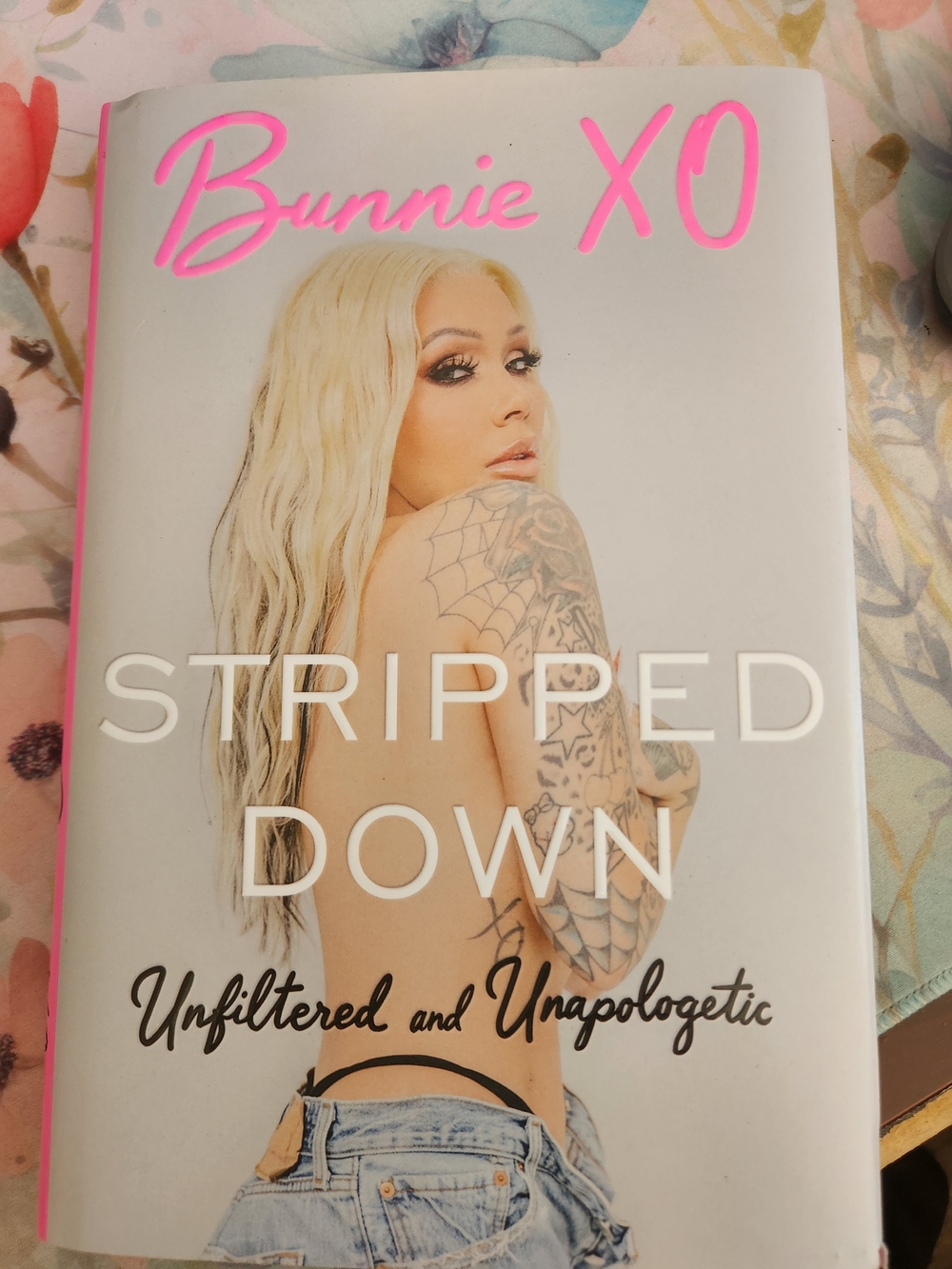 Bunnie XO Stripped Down Signed Bookplate Hardcover Book